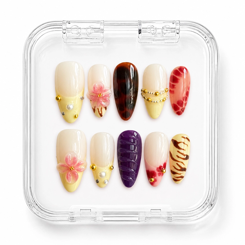 Press-on Nails Wholesale $11.90 Autumn Bloom by Yabe Vietnam