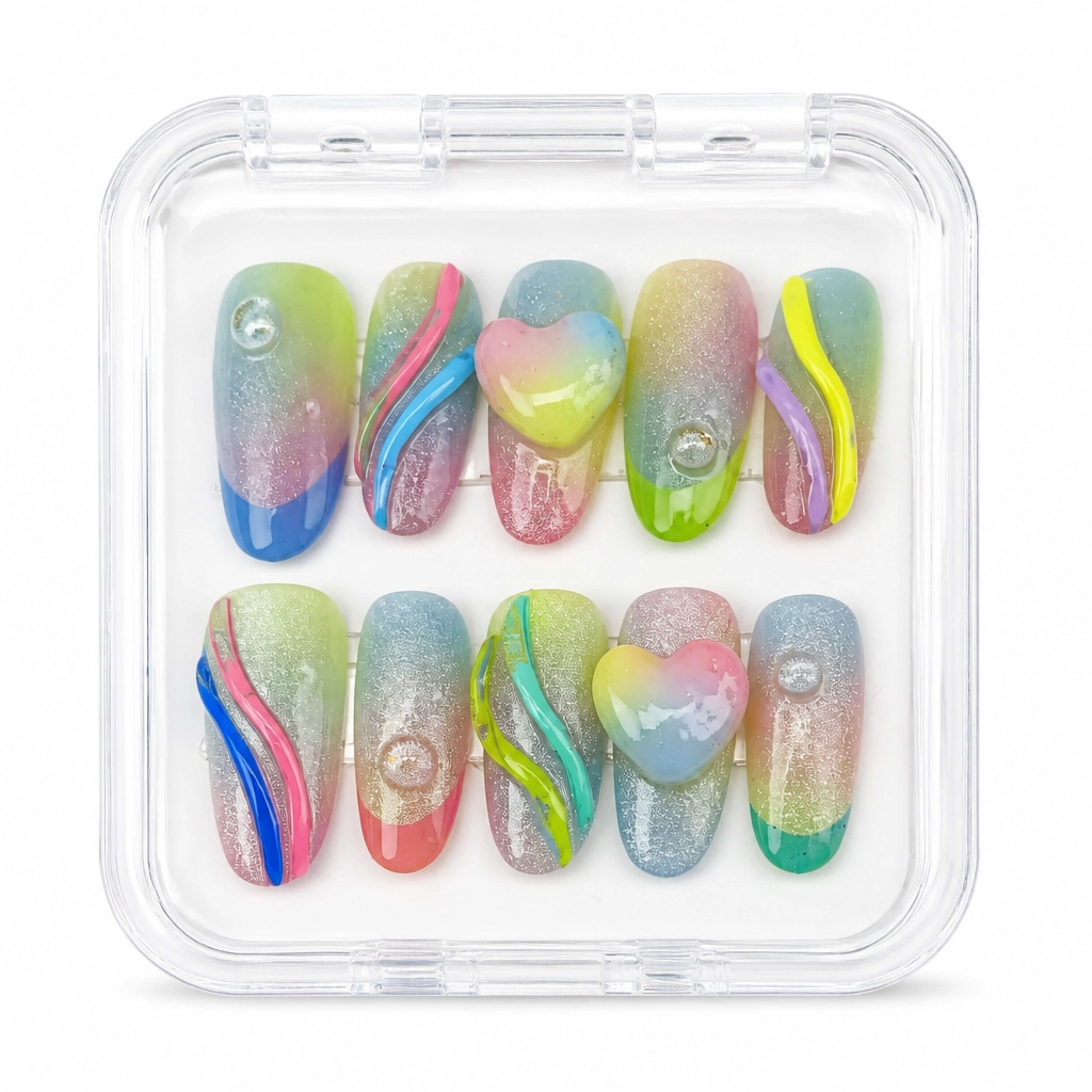 Press-on Nails Wholesale $11.90 Pastel Dreamscape by Yabe Vietnam