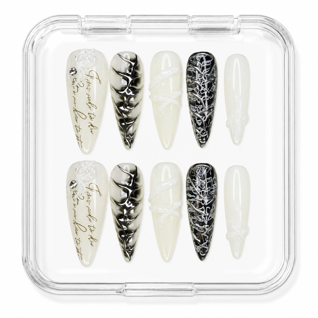 Press-on Nails Wholesale $11.90 Gothic Elegance by Yabe Vietnam