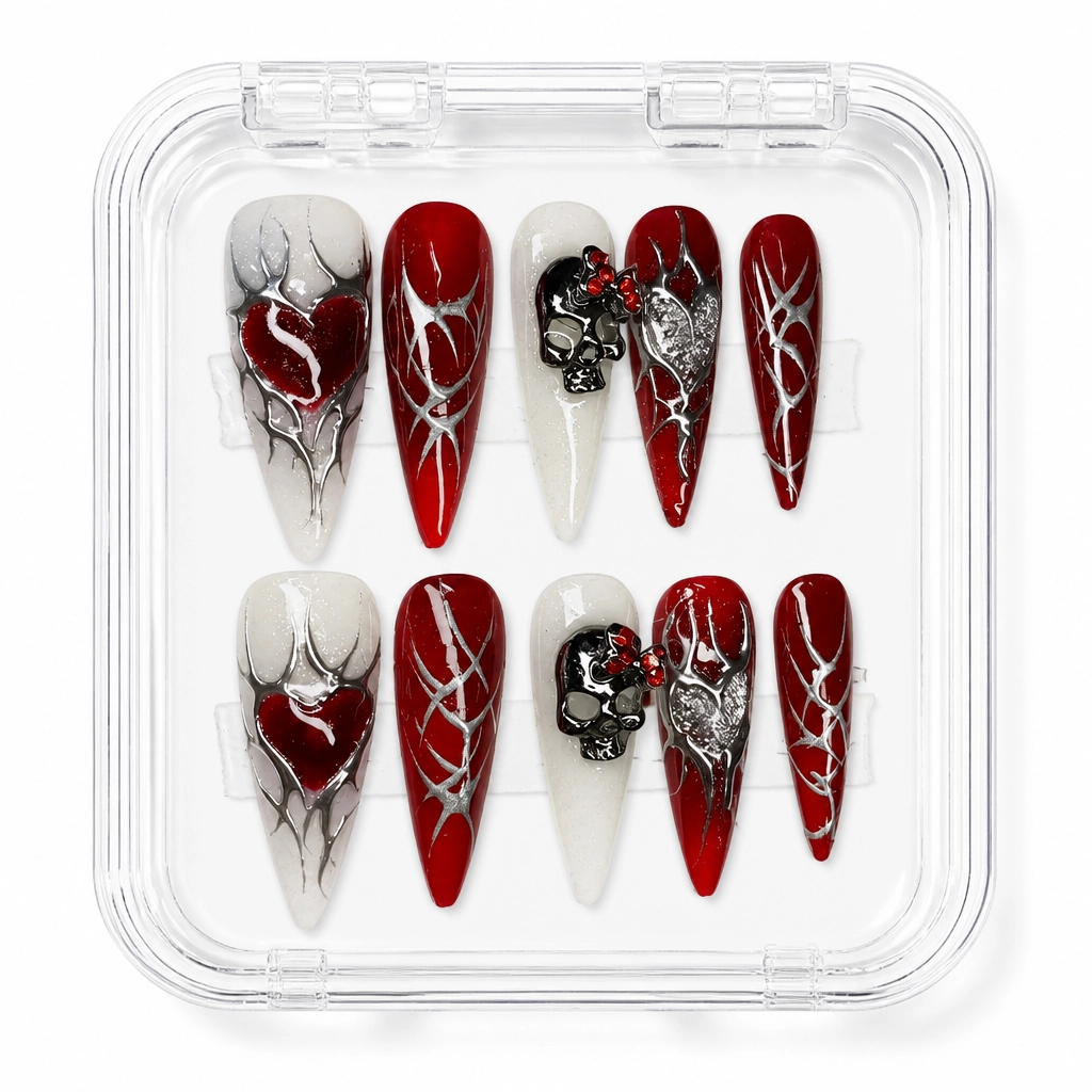 Press-on Nails Wholesale $11.90 Cyber Mauve Glam by Yabe Vietnam