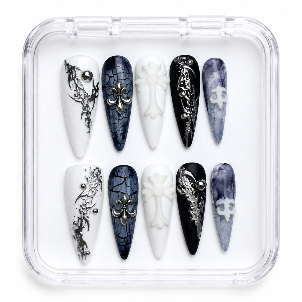 Press-on Nails Wholesale $11.90 Dark Sovereign by Yabe Vietnam