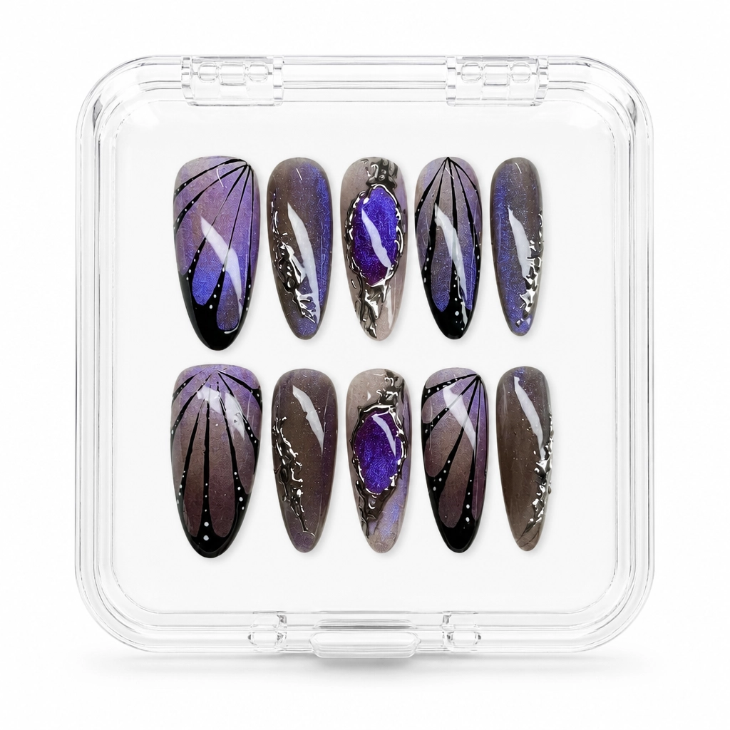 Press-on Nails Wholesale $11.90 Mystic Butterfly by Yabe Vietnam