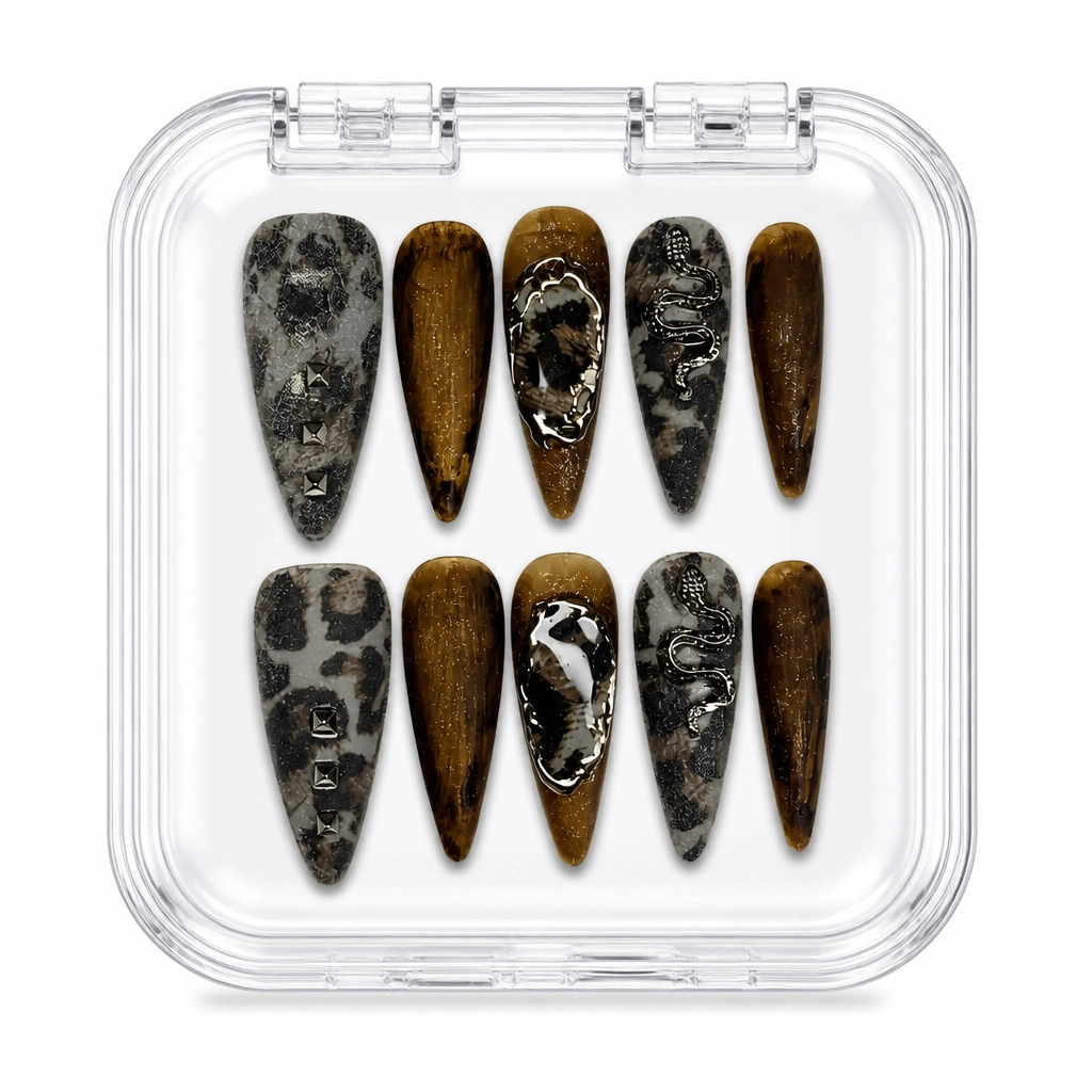 Press-on Nails Wholesale $11.90 Viper Charm by Yabe Vietnam
