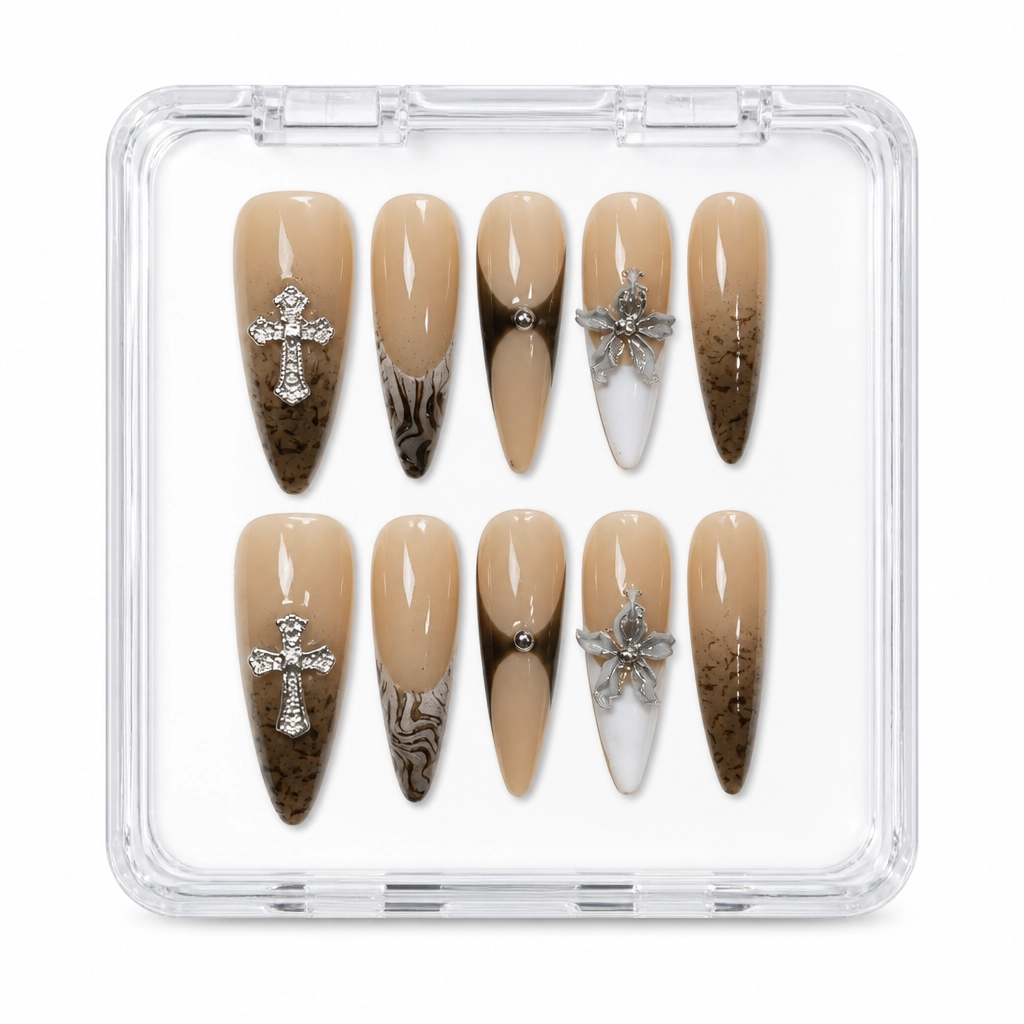 Press-on Nails Wholesale $11.90 Gothic Splendor by Yabe Vietnam