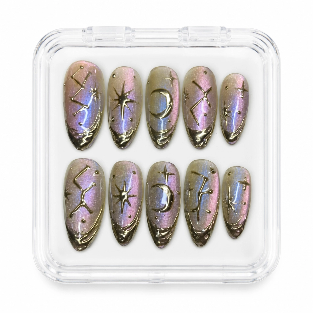 Press-on Nails Wholesale $11.90 Aurora Dreams by Yabe Vietnam
