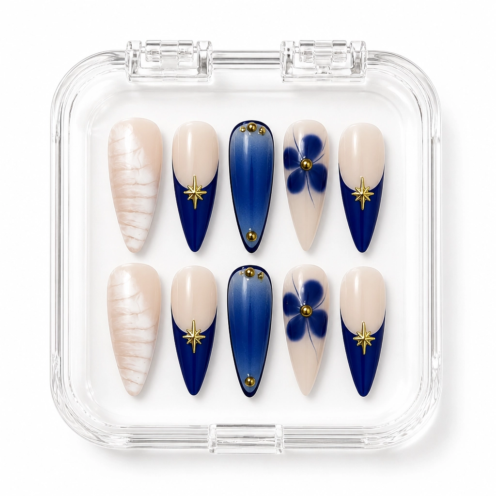Press-on Nails Wholesale $11.90 Celestial Waves by Yabe Vietnam