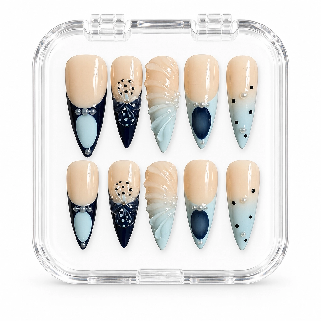 Press-on Nails Wholesale $11.90 Mystical Monarch by Yabe Vietnam