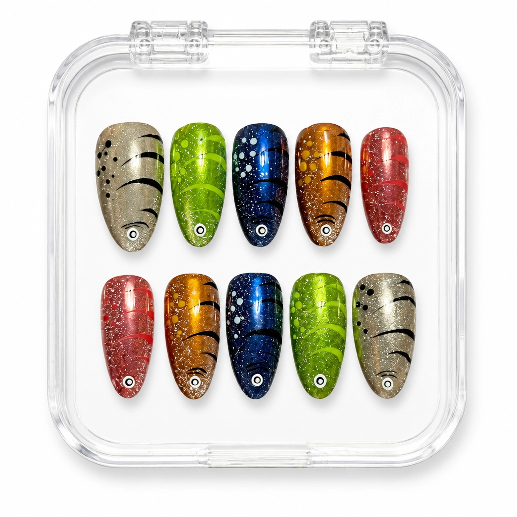 Press-on Nails Wholesale $11.90 Glimmering Lure by Yabe Vietnam