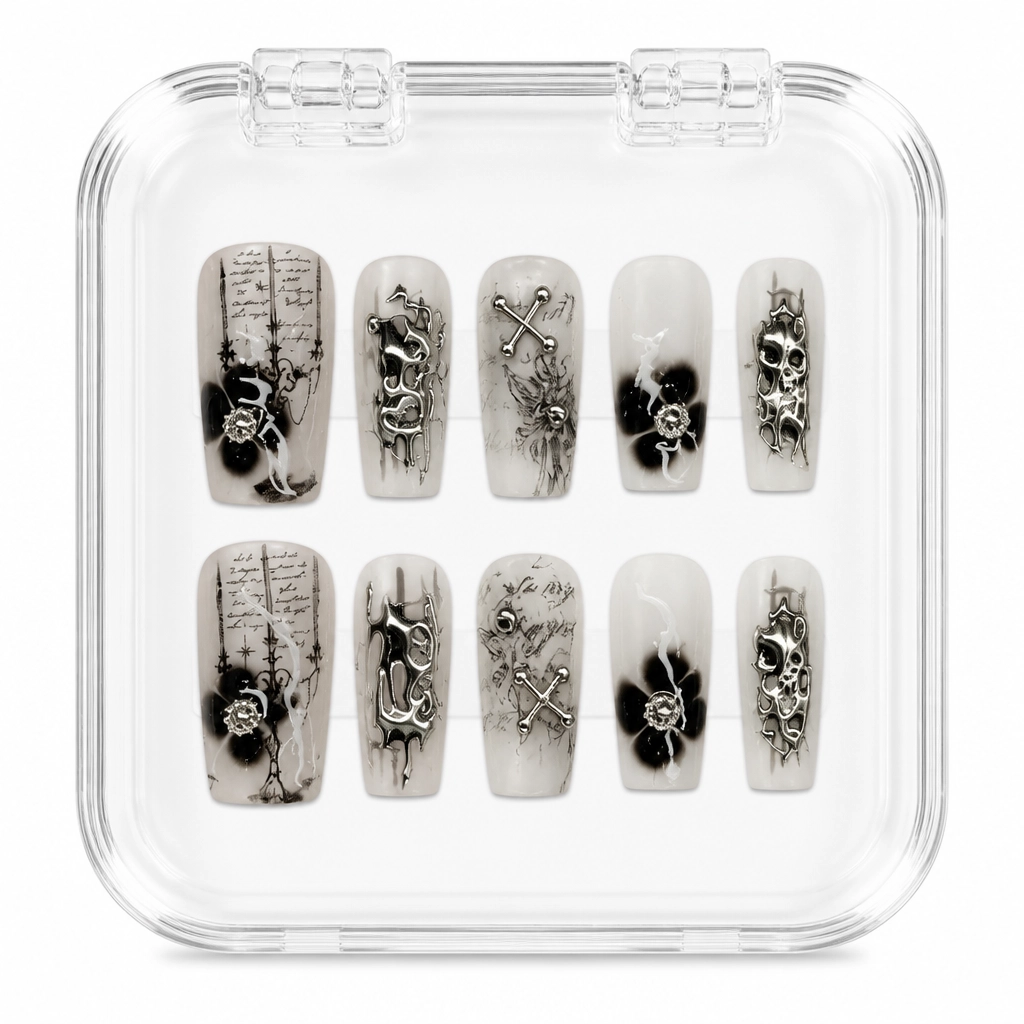 Press-on Nails Wholesale $11.90 Gothic Metal Charm by Yabe Vietnam