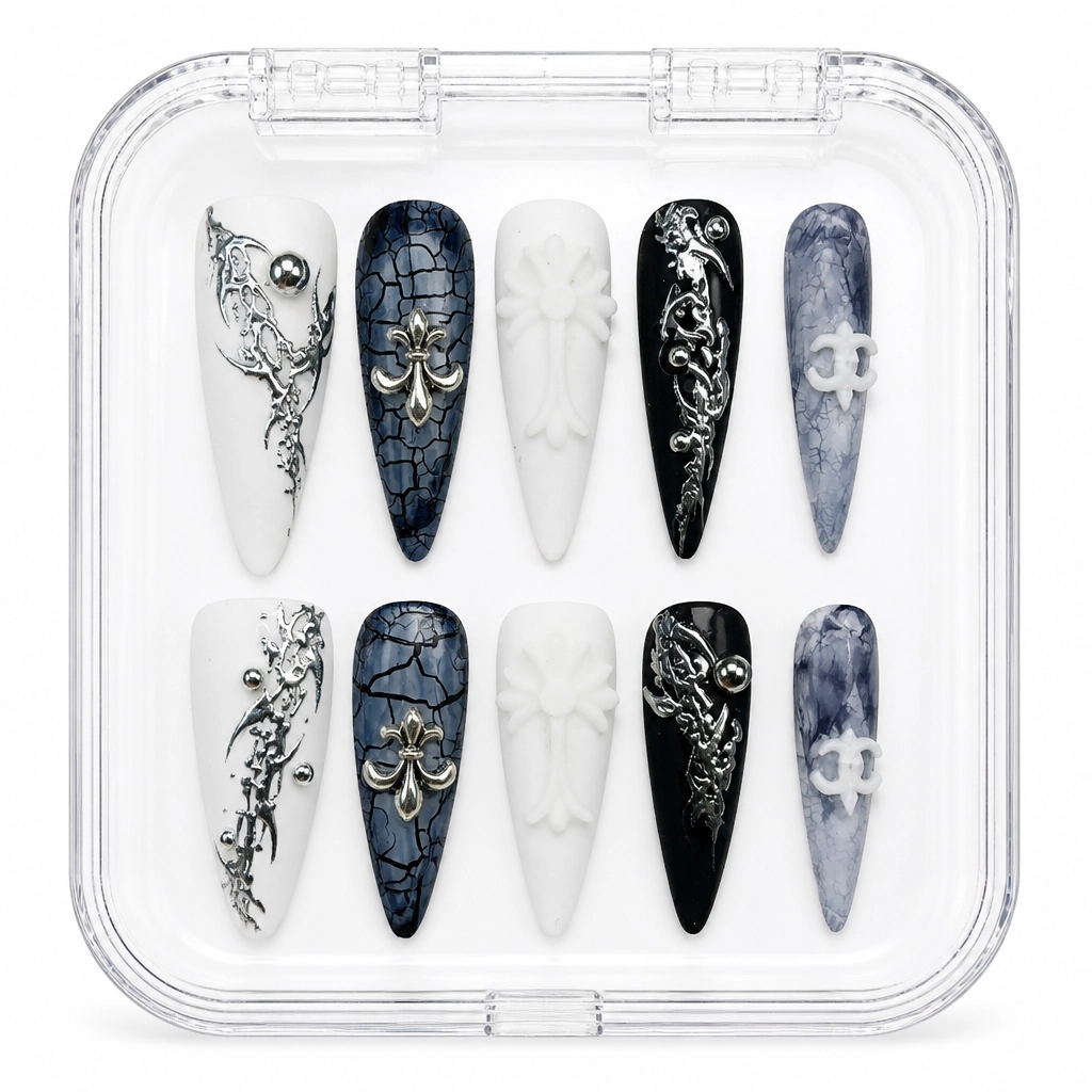 Press-on Nails Wholesale $11.90 Gothic Elegance by Yabe Vietnam