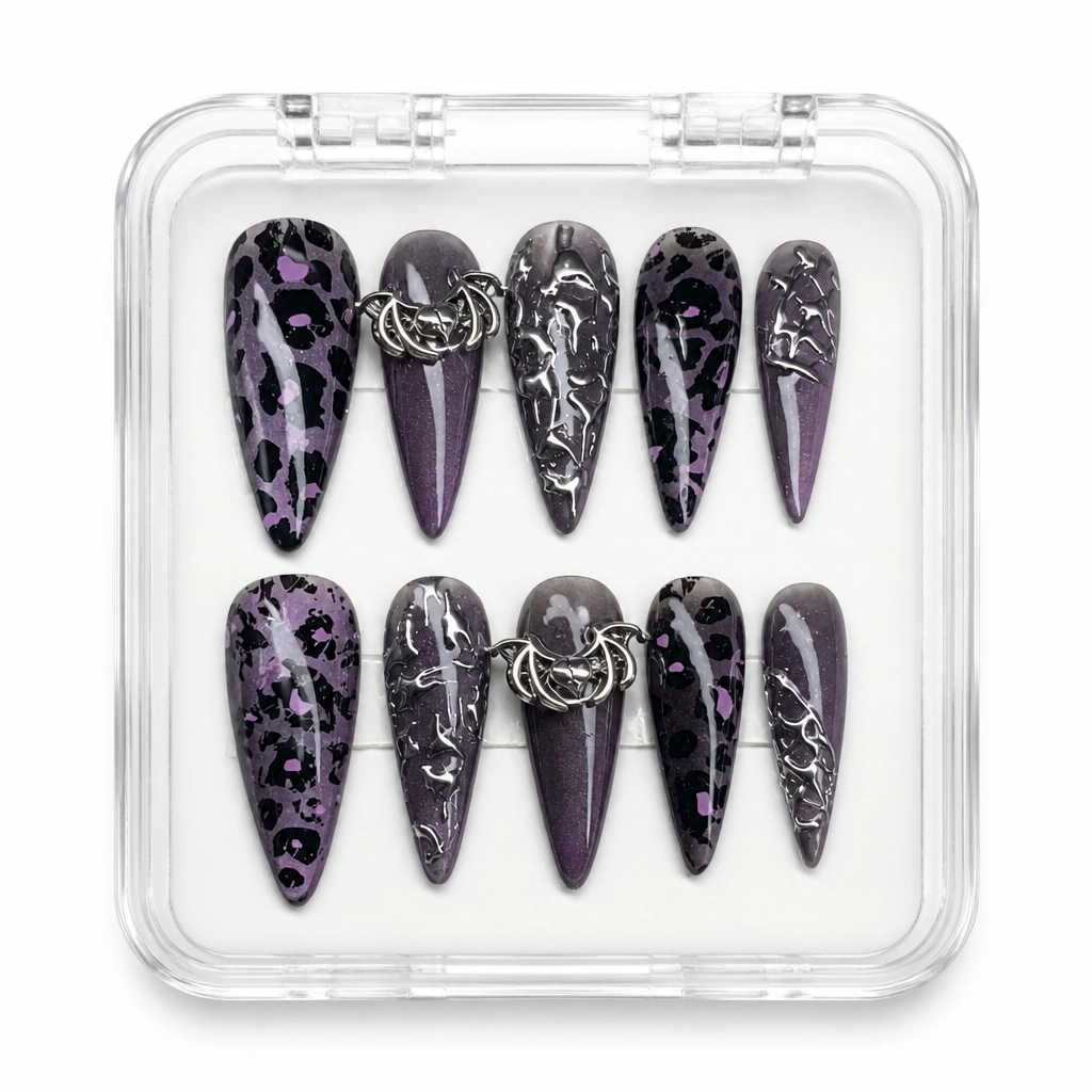 Press-on Nails Wholesale $11.90 Gothic Velvet Charm by Yabe Vietnam