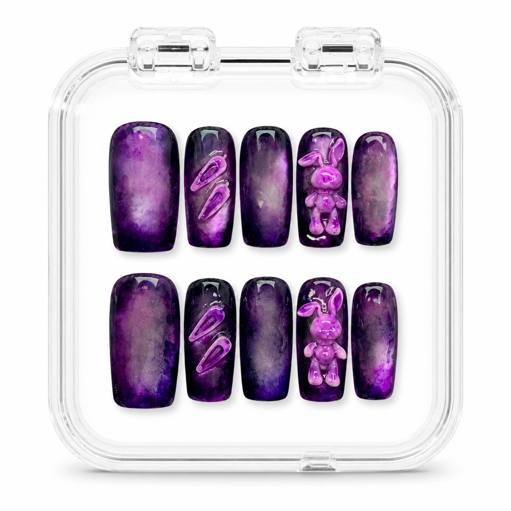Press-on Nails Wholesale $11.90 Velvet Bunny Dream by Yabe Vietnam