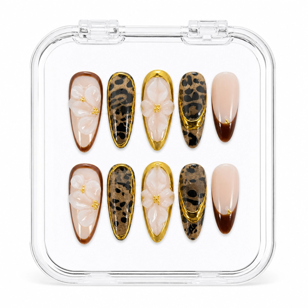 Press-on Nails Wholesale $11.90 Leopard Luxe by Yabe Vietnam