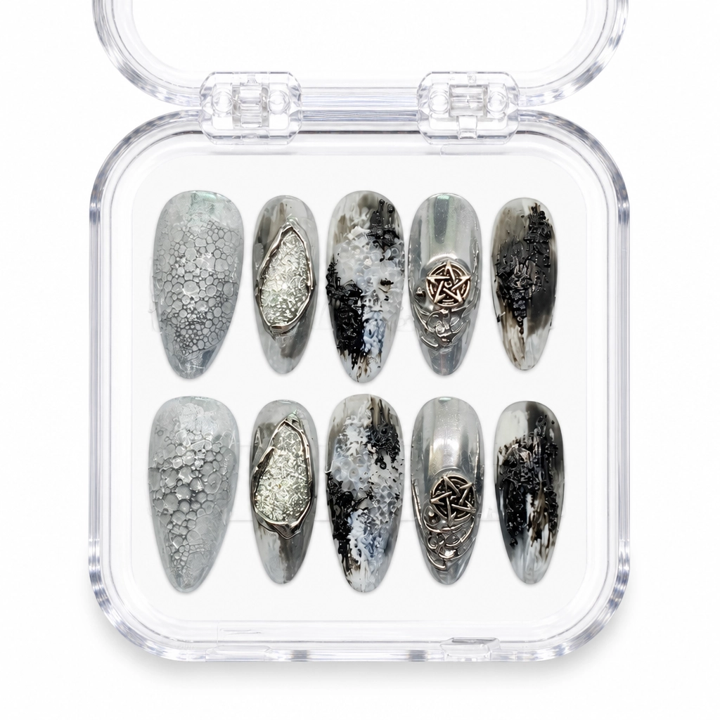 Press-on Nails Wholesale $11.90 Gothic Charm by Yabe Vietnam