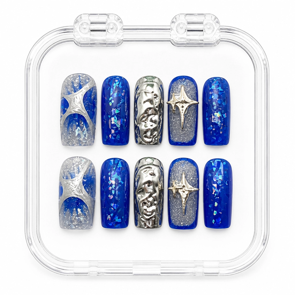 Press-on Nails Wholesale $11.90 Galactic Glam by Yabe Vietnam