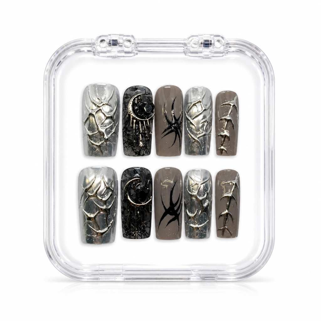 Press-on Nails Wholesale $11.90 Eclipse Charm by Yabe Vietnam