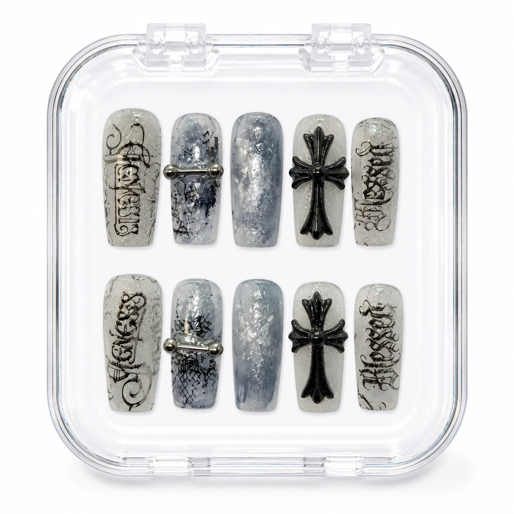 Press-on Nails Wholesale $11.90 Gothic Allure by Yabe Vietnam