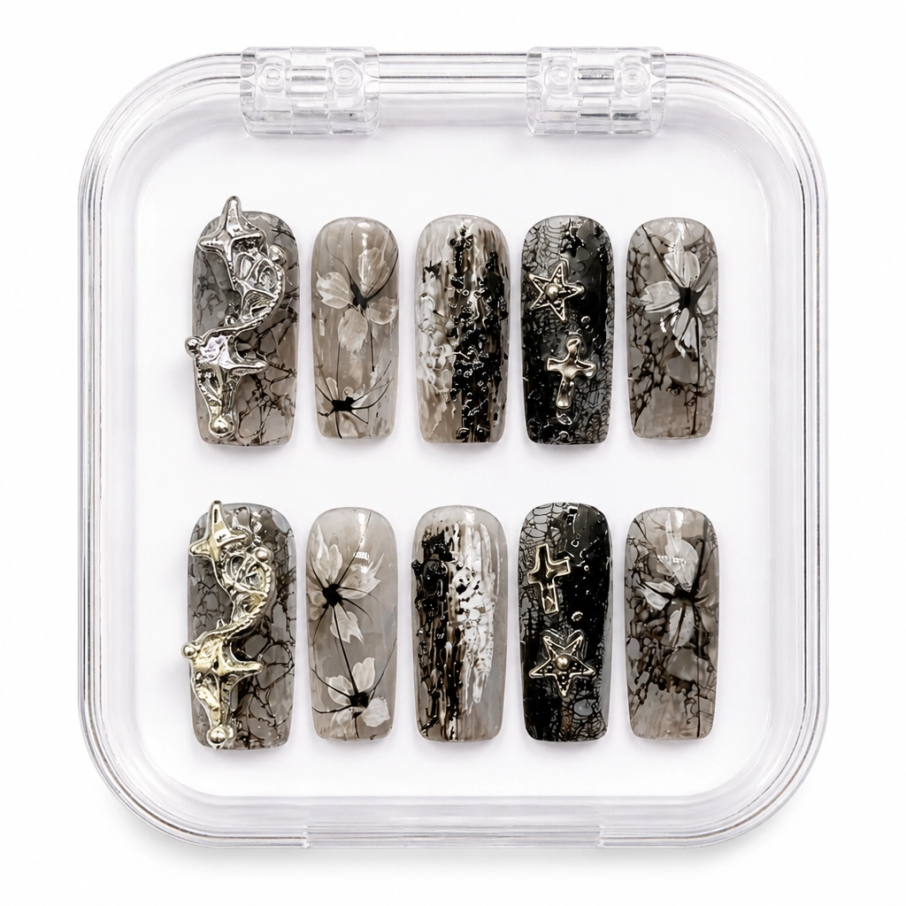 Press-on Nails Wholesale $11.90 Gothic Celestial by Yabe Vietnam