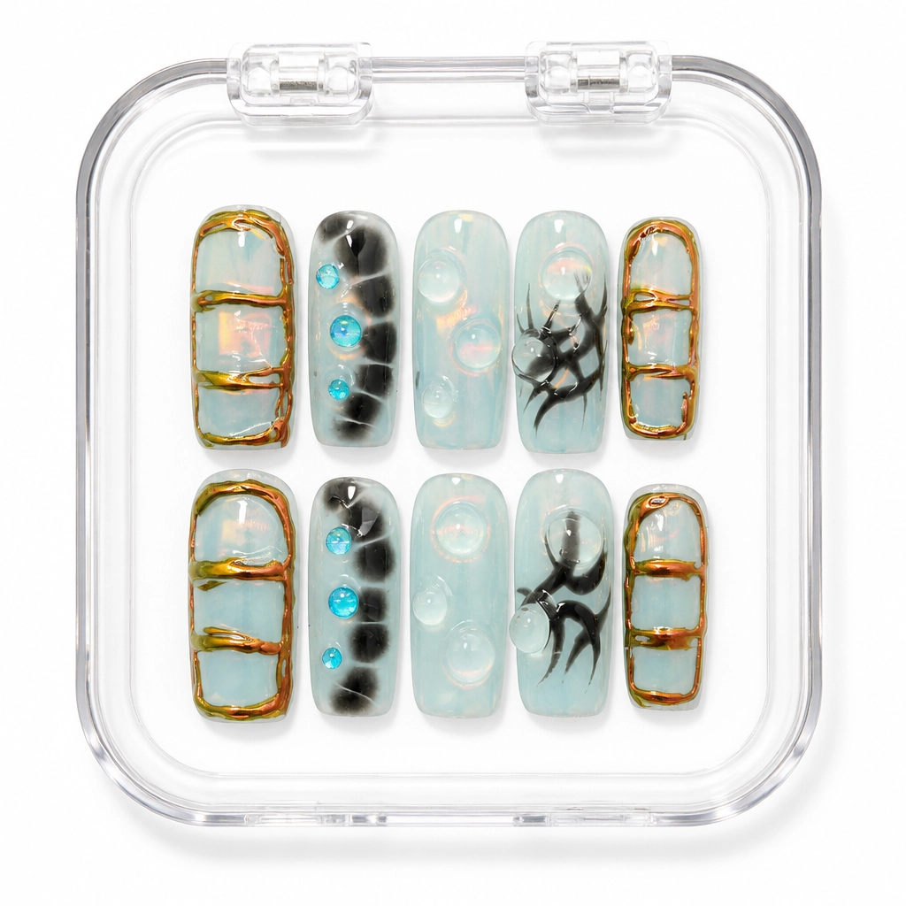 Press-on Nails Wholesale $11.90 Aurora Cypher by Yabe Vietnam