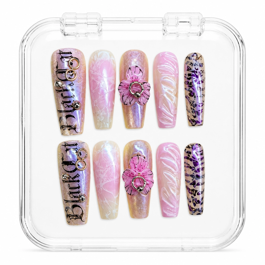 Press-on Nails Wholesale $11.90 Gothic Orchid by Yabe Vietnam