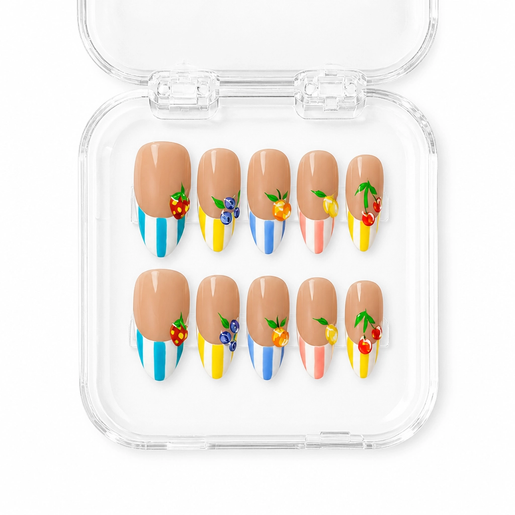 Press-on Nails Wholesale $11.90 Orchard Bliss by Yabe Vietnam