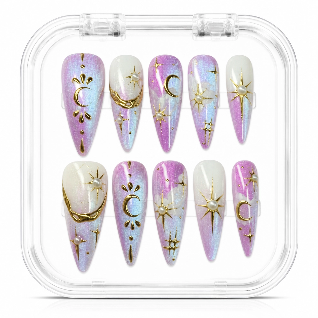 Press-on Nails Wholesale $11.90 Celestial Enchantment by Yabe Vietnam
