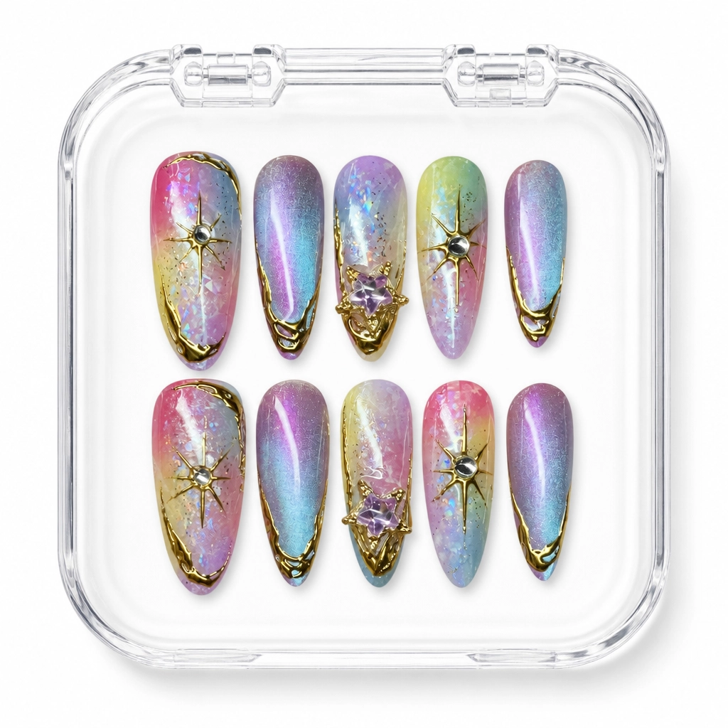Press-on Nails Wholesale $11.90 Celestial Dreamscape by Yabe Vietnam