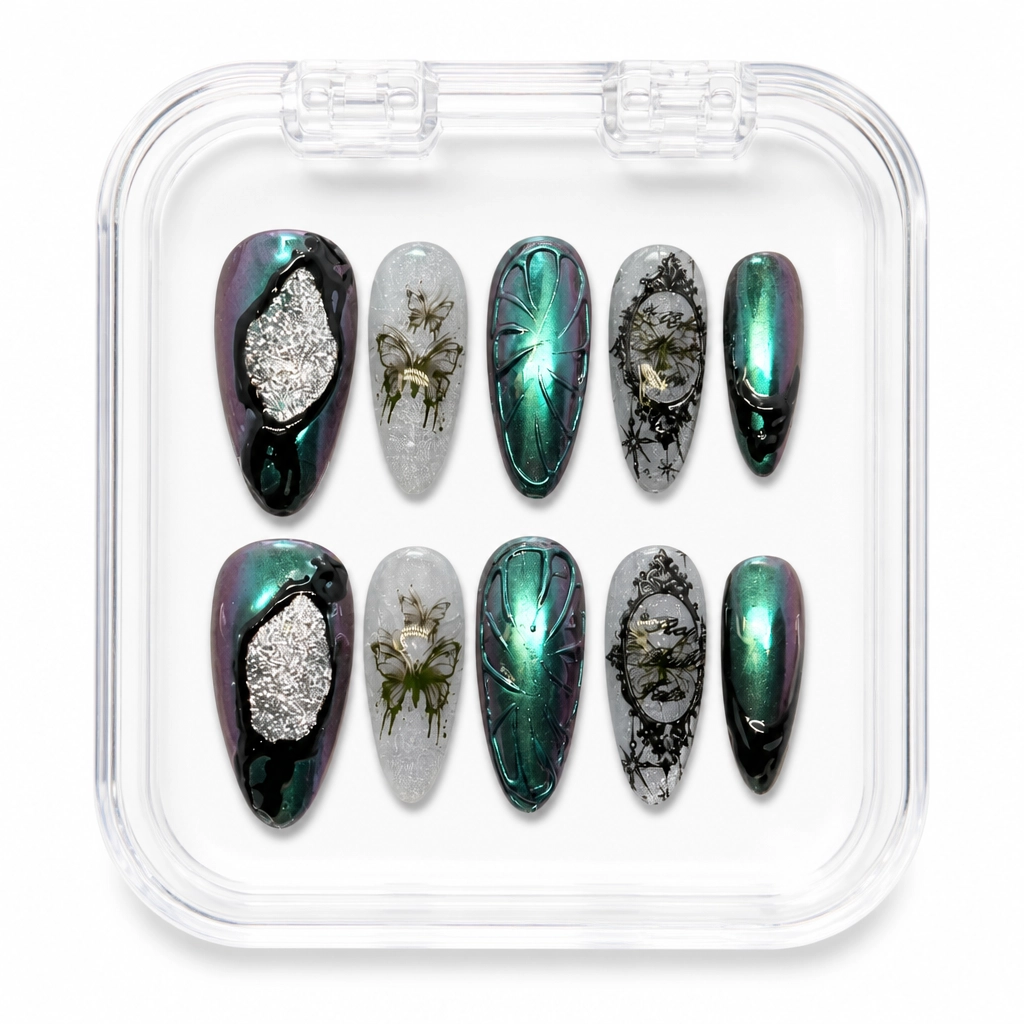 Press-on Nails Wholesale $11.90 Ethereal Wings by Yabe Vietnam
