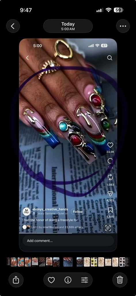 Press-on Nails Wholesale $14.90 Nailbox Yabe Line 5 by Yabe Vietnam