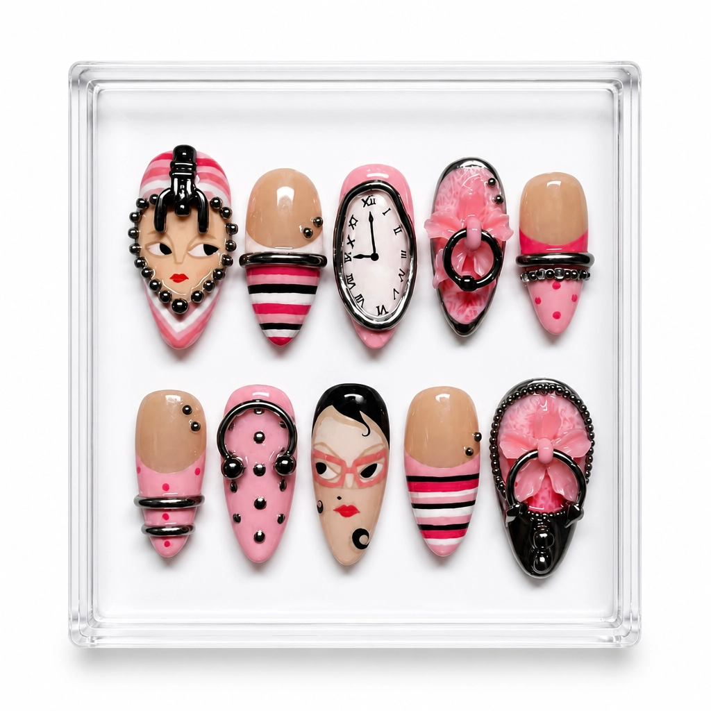 Press-on Nails Wholesale $14.90 Pink Pop by Yabe Vietnam