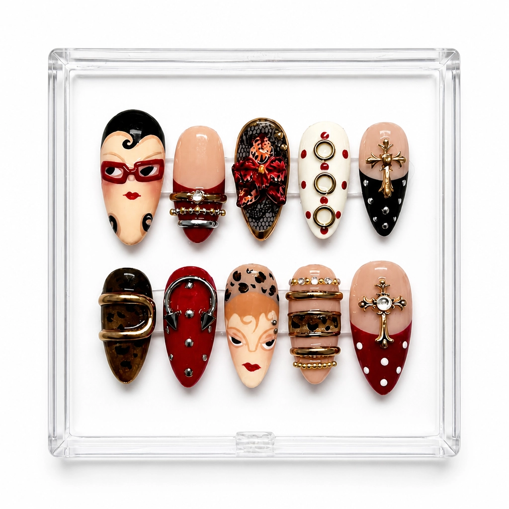 Press-on Nails Wholesale $14.90 Fierce Leopard by Yabe Vietnam