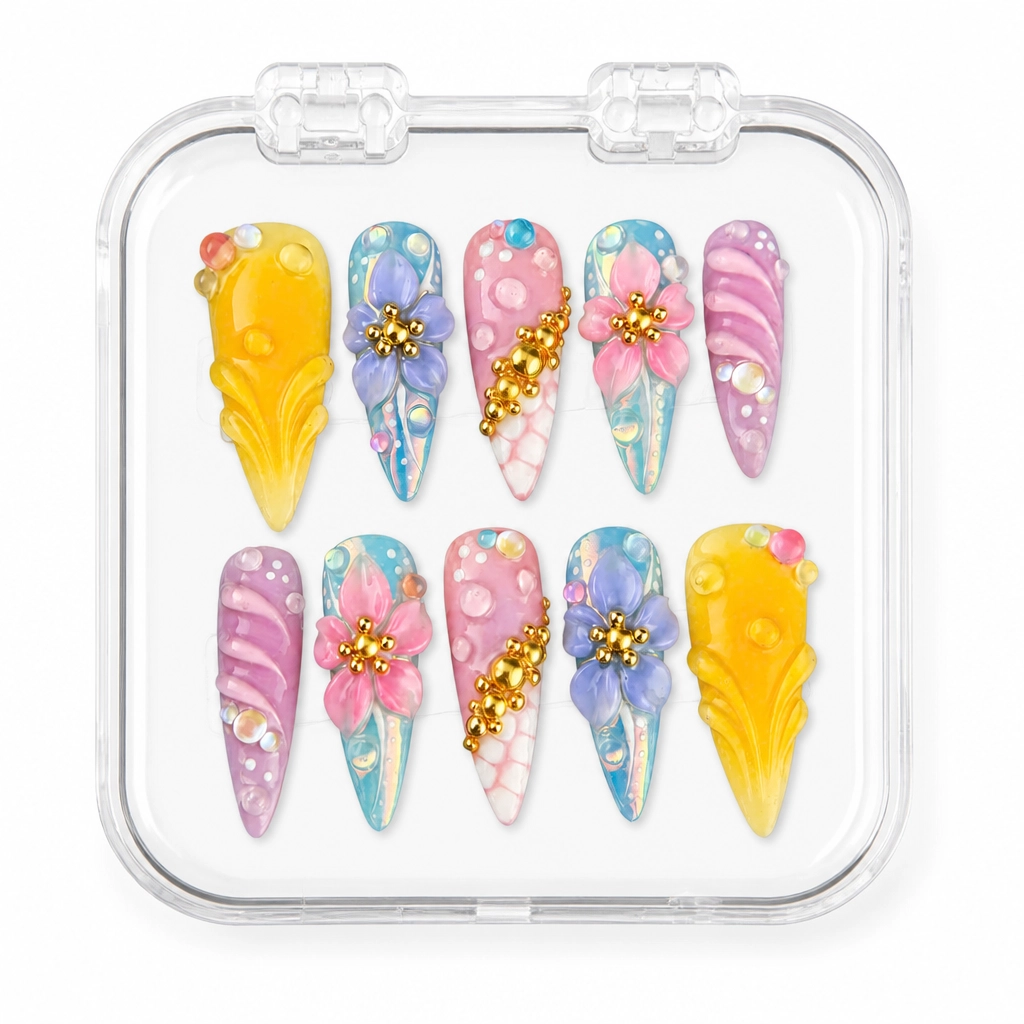 Press-on Nails Wholesale $14.90 Spring Blossoms by Yabe Vietnam