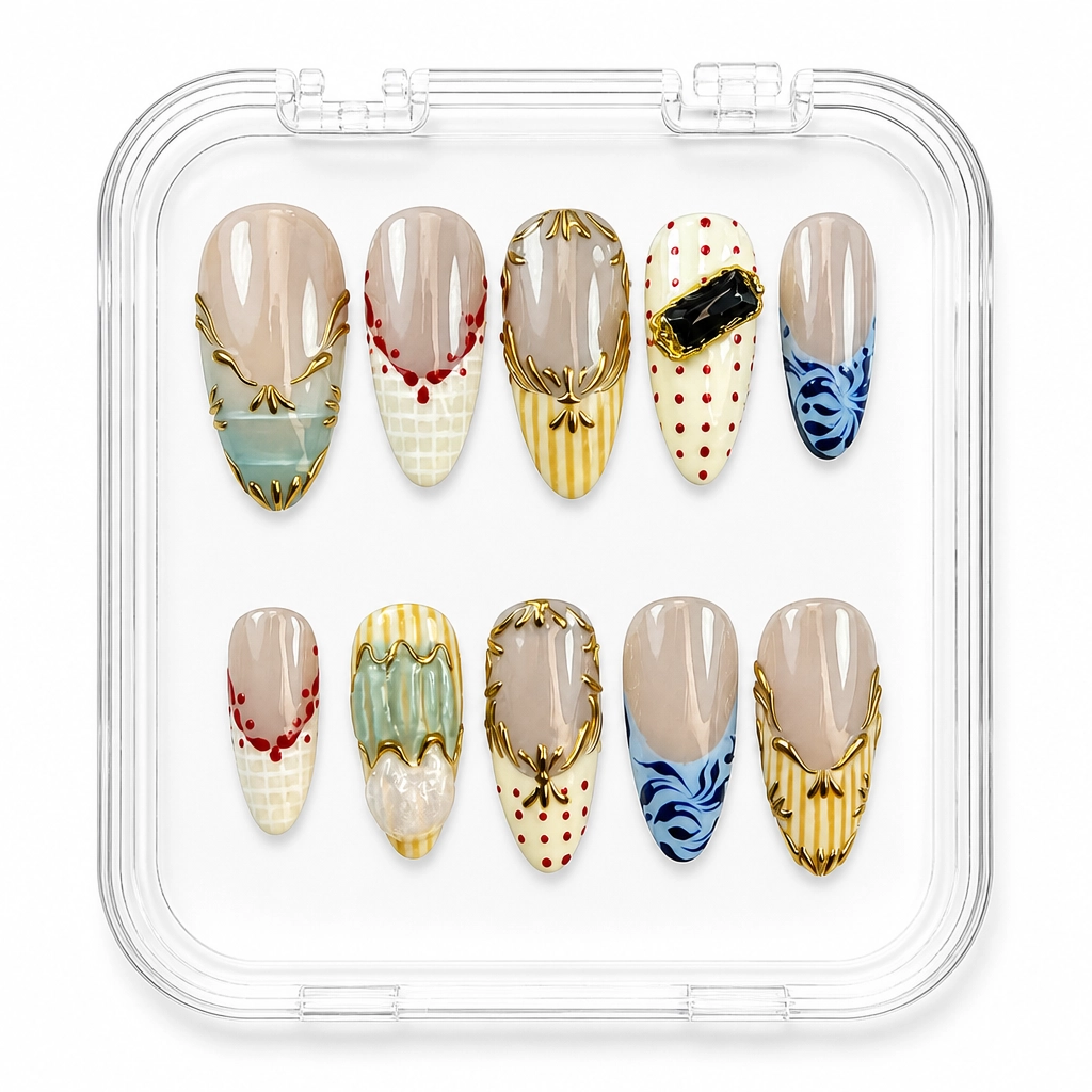 Press-on Nails Wholesale $14.90 Filigree Charm by Yabe Vietnam