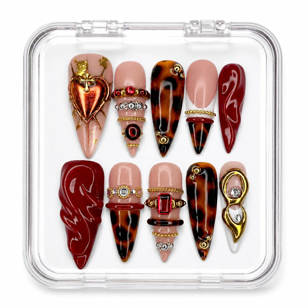 Press-on Nails Wholesale $14.90 Sacred Heart by Yabe Vietnam