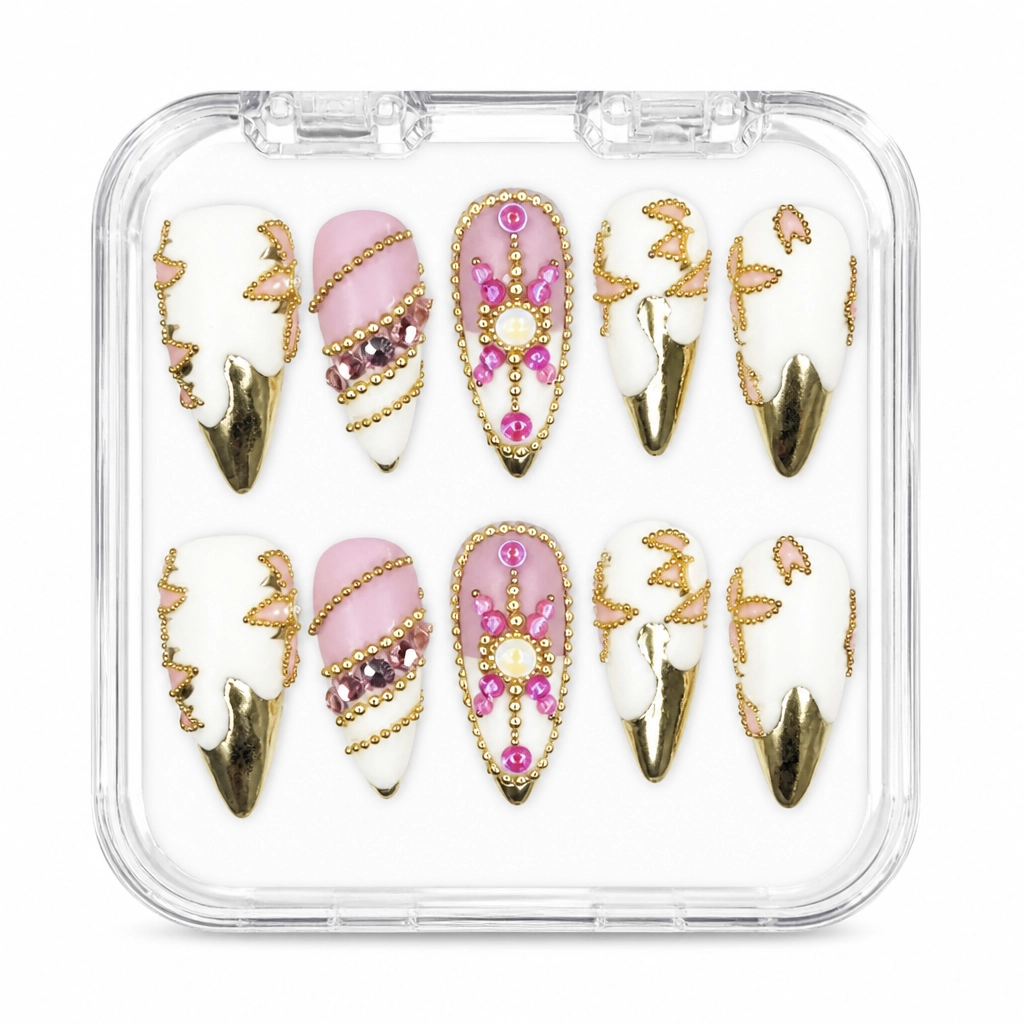 Press-on Nails Wholesale $14.90 Geometric Luxe by Yabe Vietnam