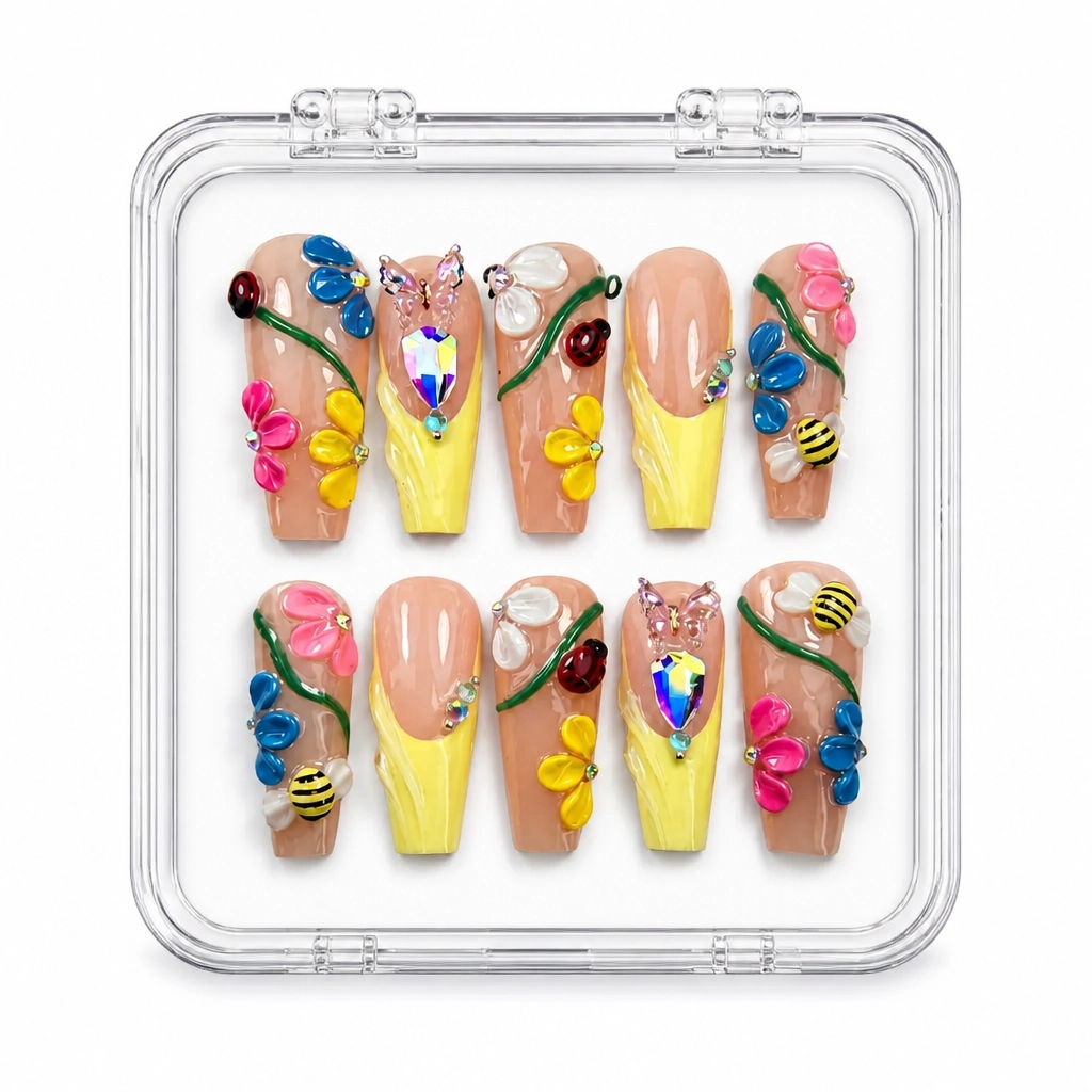 Press-on Nails Wholesale $14.90 Botanical Luxe by Yabe Vietnam