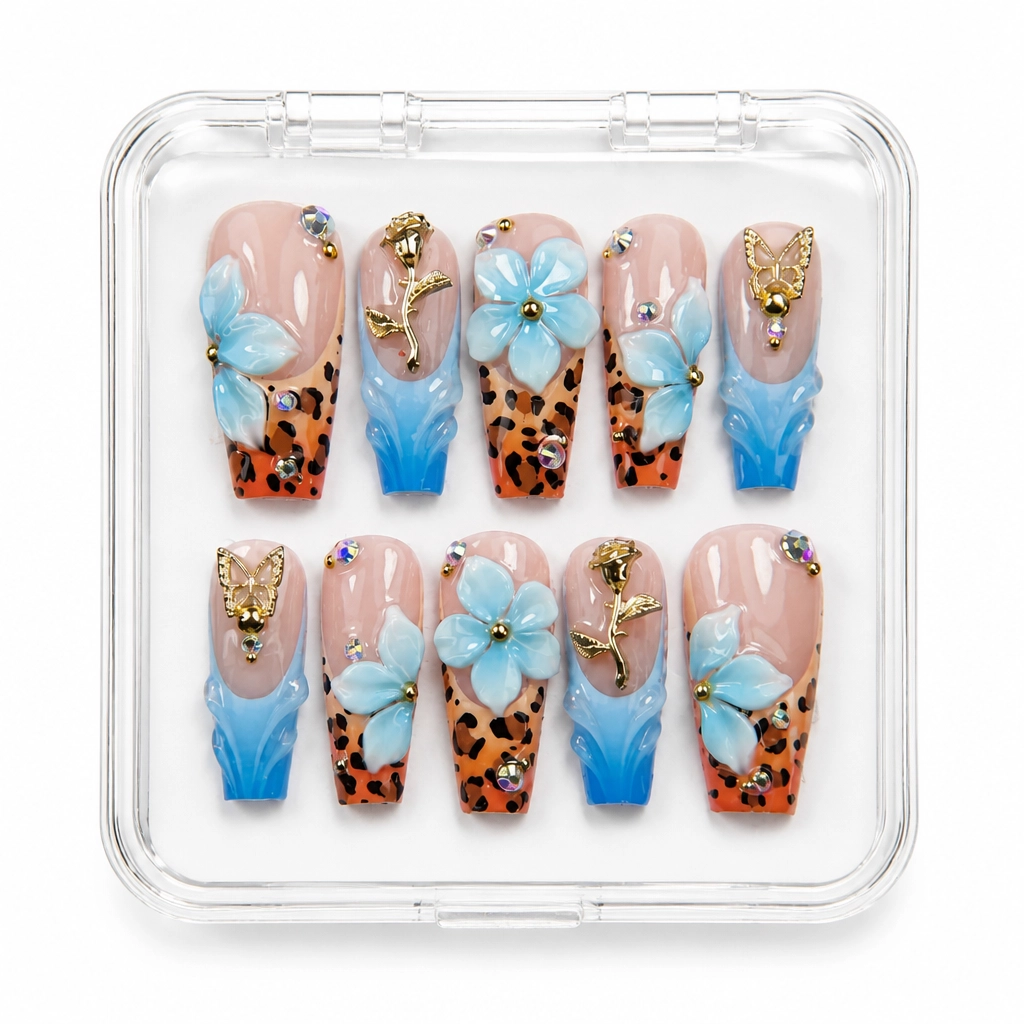 Press-on Nails Wholesale $14.90 Wildflower Dreams by Yabe Vietnam