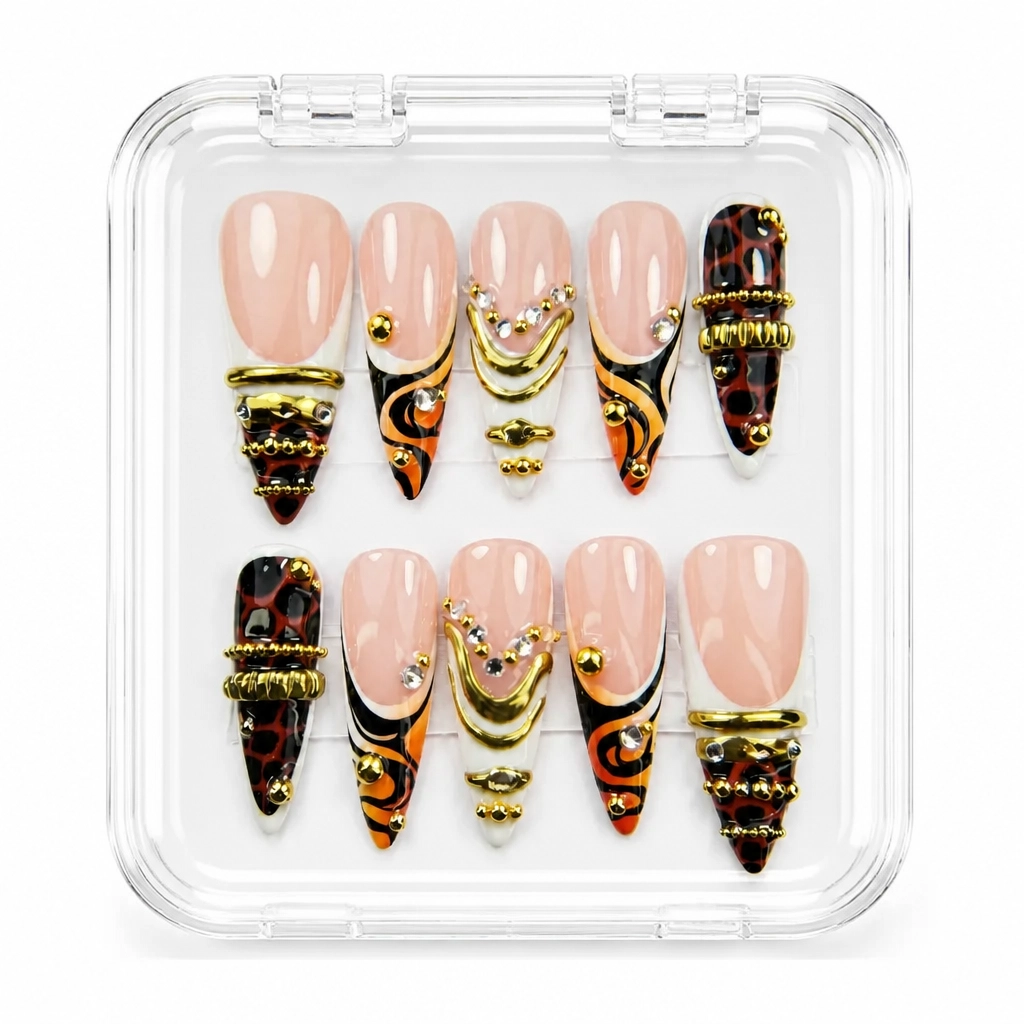 Press-on Nails Wholesale $14.90 Tortoise Luxe by Yabe Vietnam