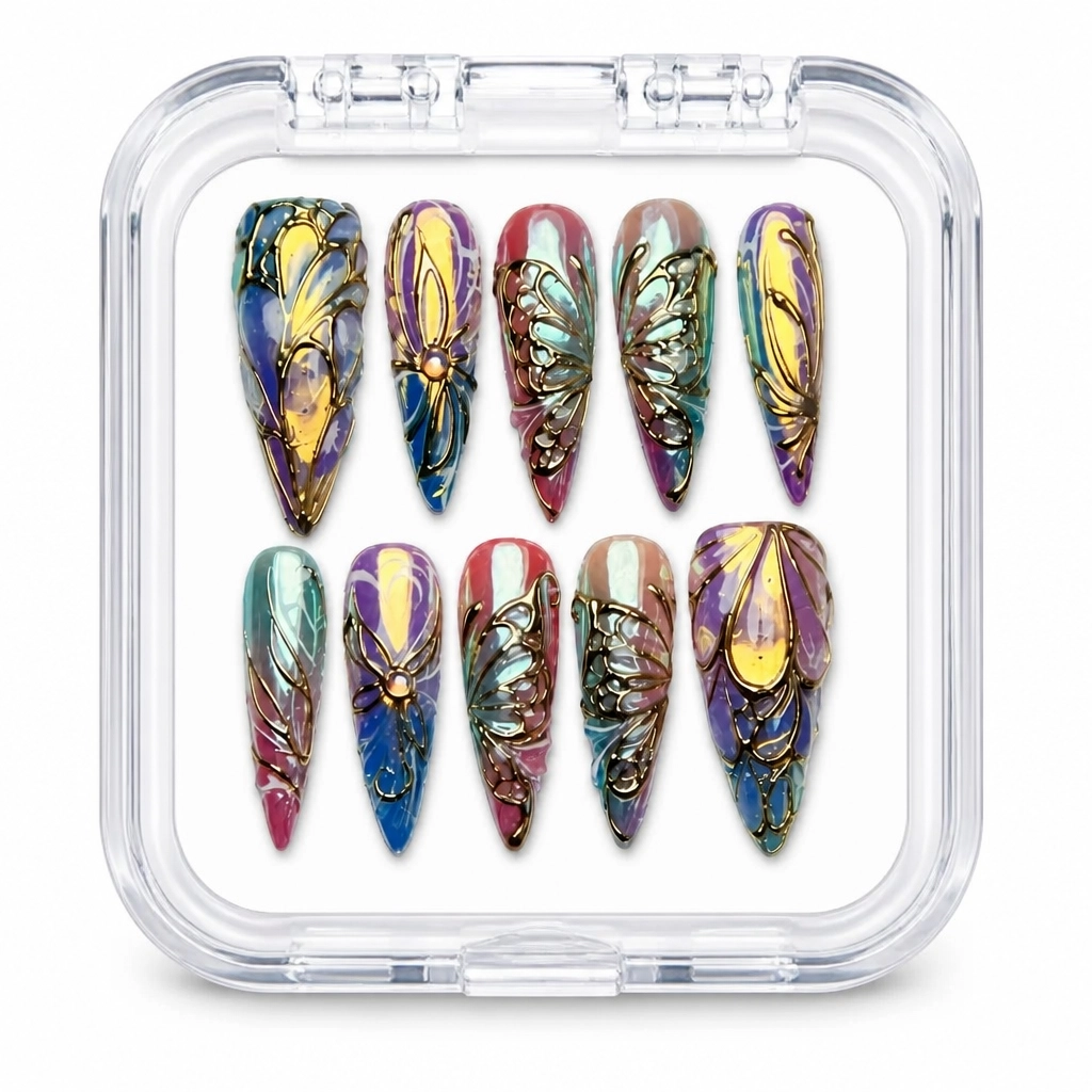 Press-on Nails Wholesale $14.90 Chromatic Mystique by Yabe Vietnam