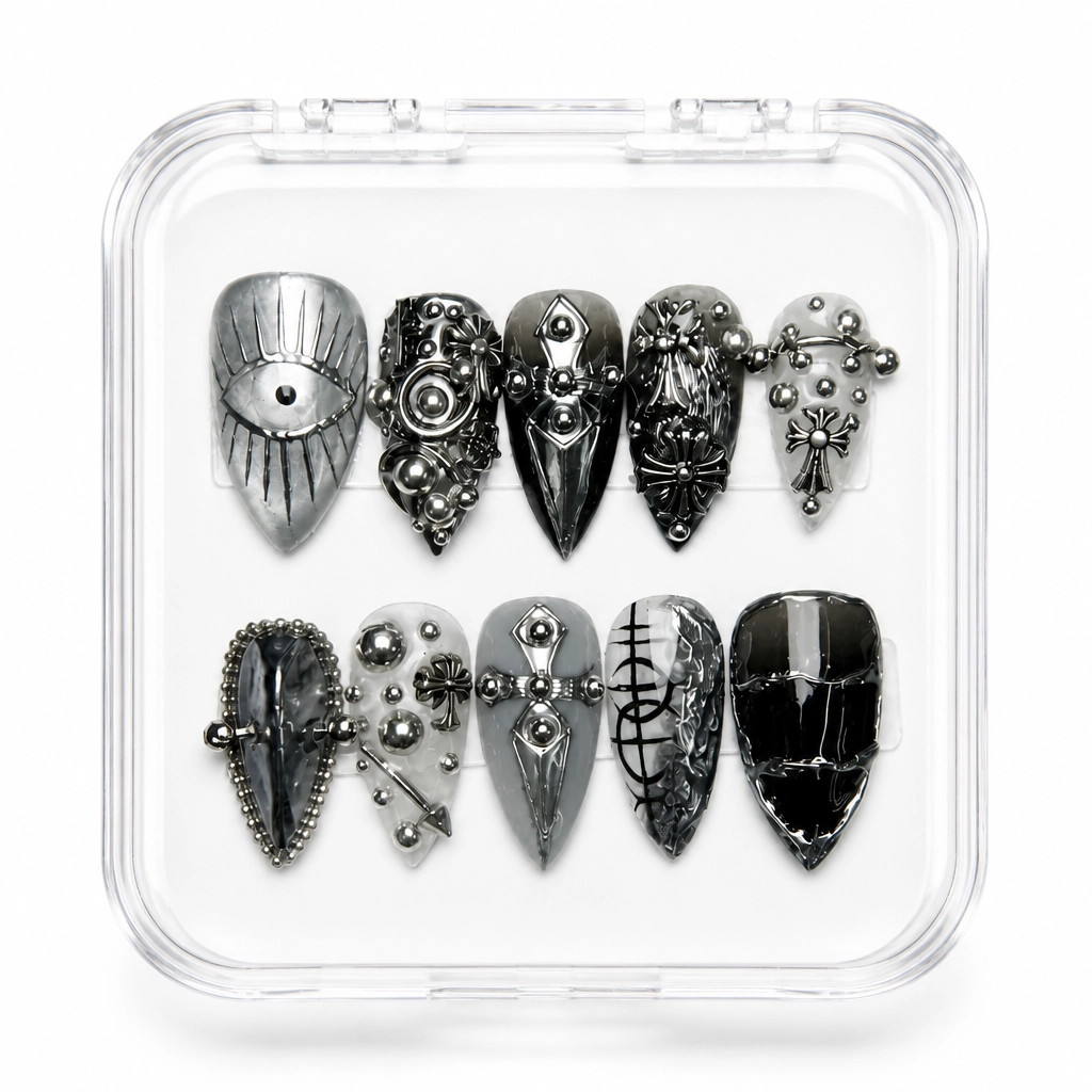 Press-on Nails Wholesale $14.90 Obsidian Luxe by Yabe Vietnam