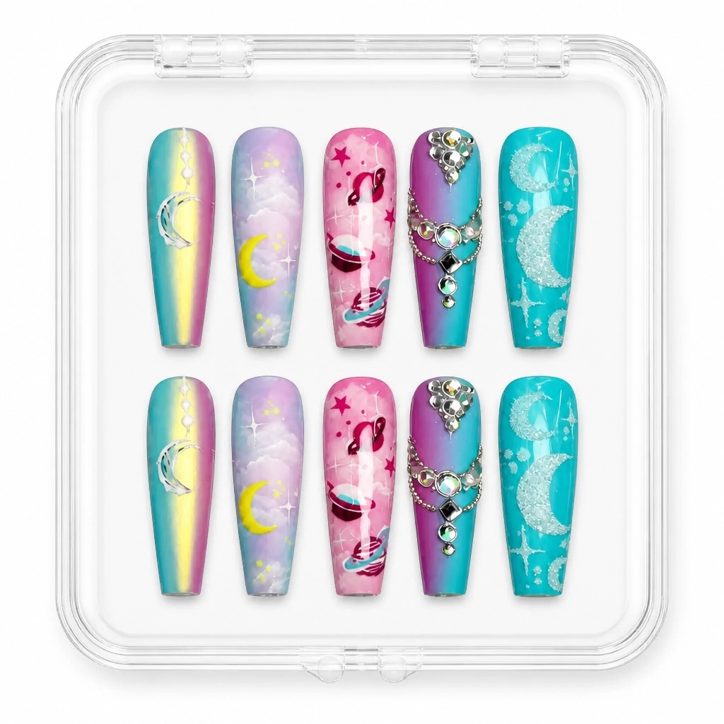 Press-on Nails Wholesale $14.90 Chromatic Dreamscape by Yabe Vietnam