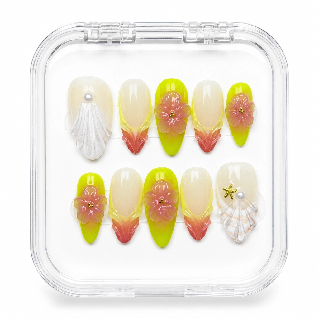 Press-on Nails Wholesale $14.90 Floral Luxe by Yabe Vietnam