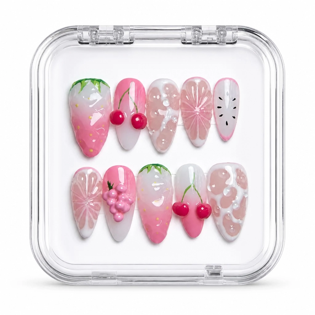 Press-on Nails Wholesale $14.90 Cherry Blossom Dreams by Yabe Vietnam