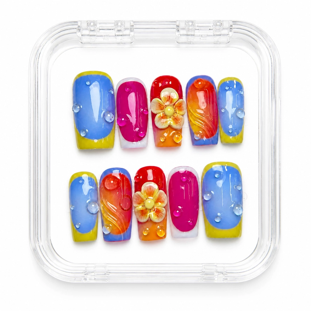 Press-on Nails Wholesale $14.90 Celestial Bloom by Yabe Vietnam
