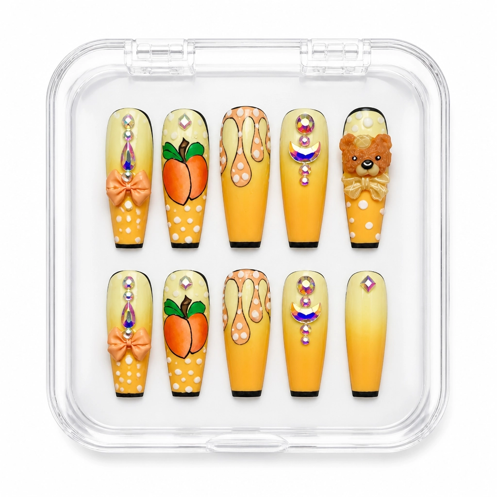 Press-on Nails Wholesale $14.90 Floral Whimsy by Yabe Vietnam