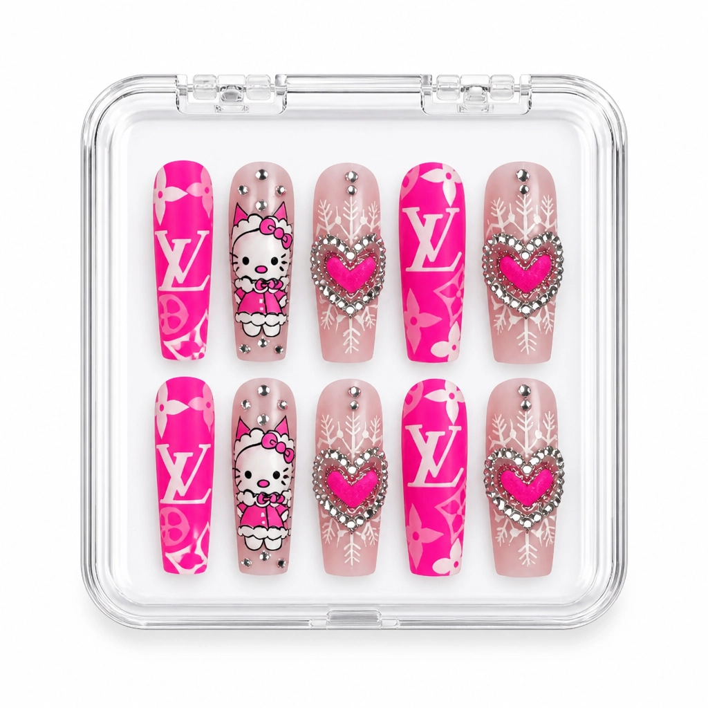 Press-on Nails Wholesale $14.90 Sakura Elegance by Yabe Vietnam