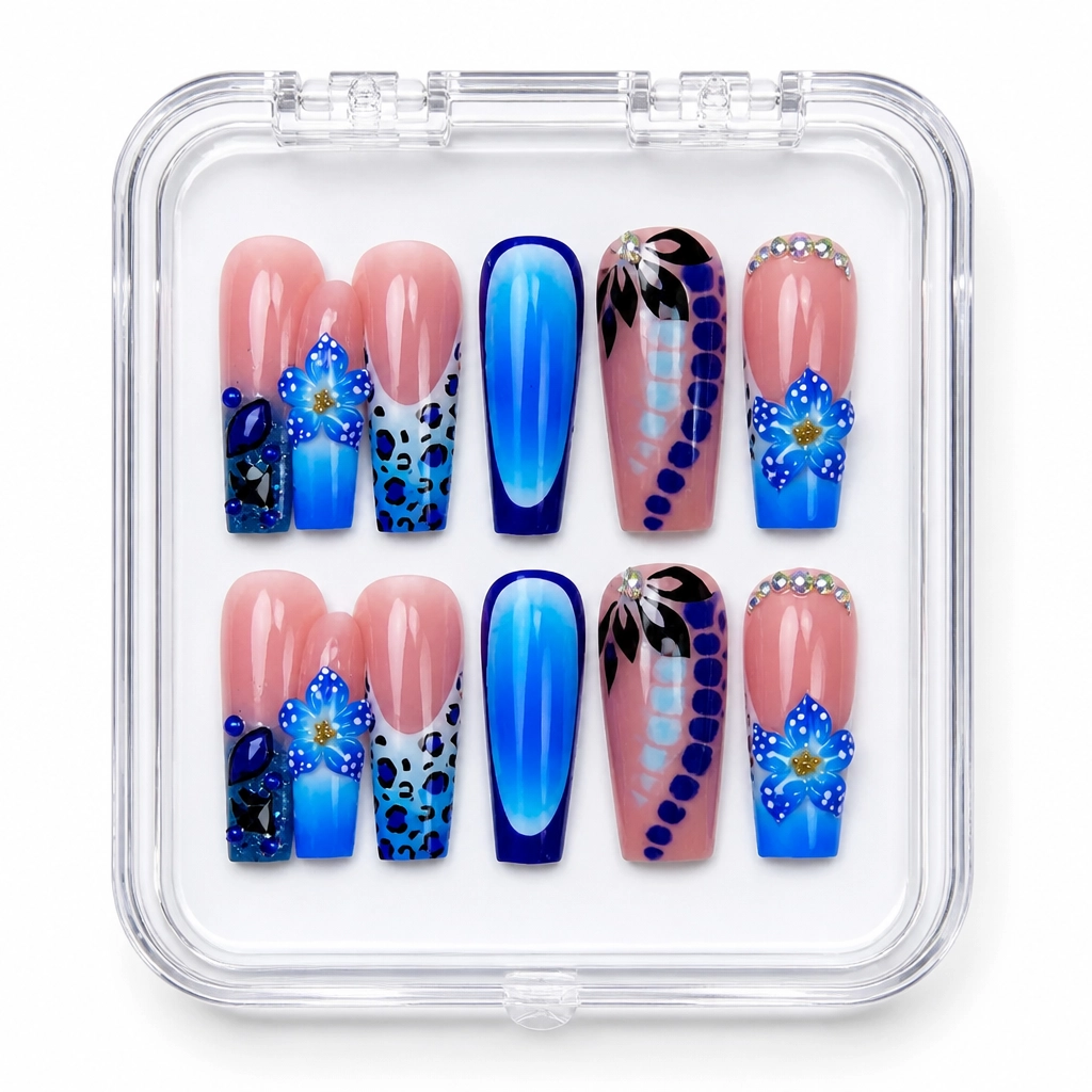 Press-on Nails Wholesale $14.90 Cosmic Confetti by Yabe Vietnam