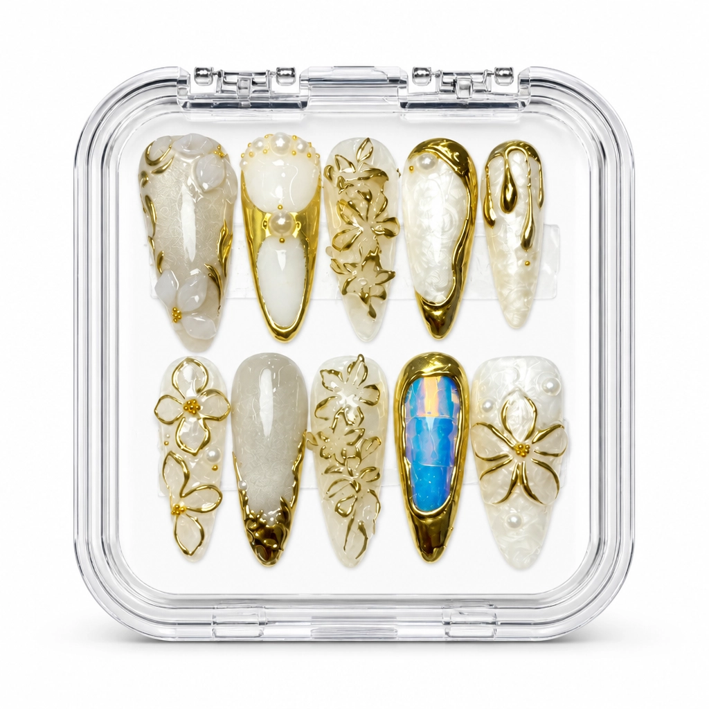 Press-on Nails Wholesale $14.90 Celestial Elegance by Yabe Vietnam