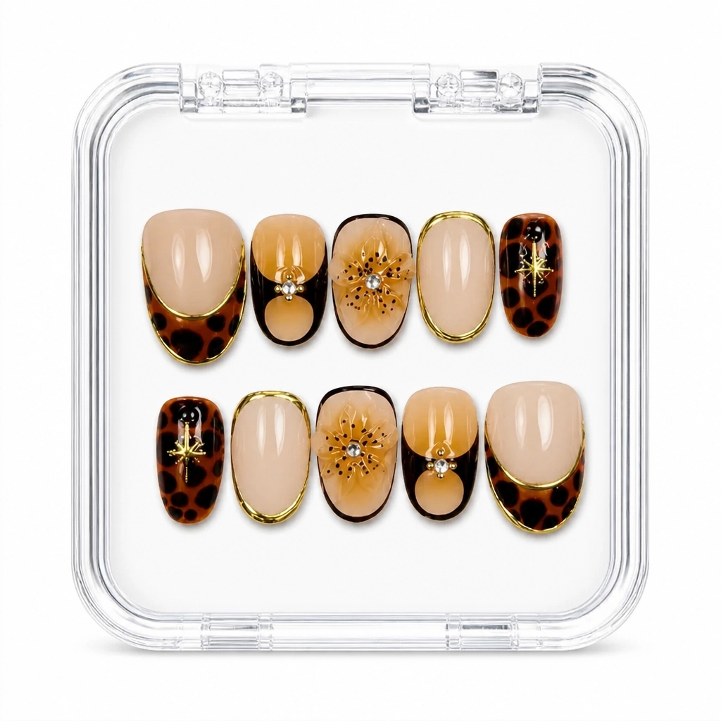 Press-on Nails Wholesale $14.90 Amber Luxe by Yabe Vietnam