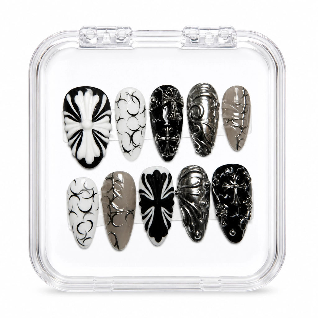 Press-on Nails Wholesale $14.90 Velvet Obsidian by Yabe Vietnam